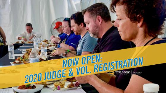 Registration Opens For WFC 2020 Judges and Volunteers