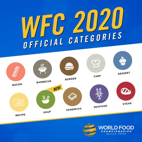 The World Food Championships Announces 2020 Categories