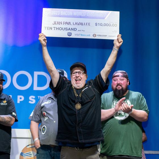 Jean-Paul Lavallee Claims Bacon Crown at 2023 World Food Championships