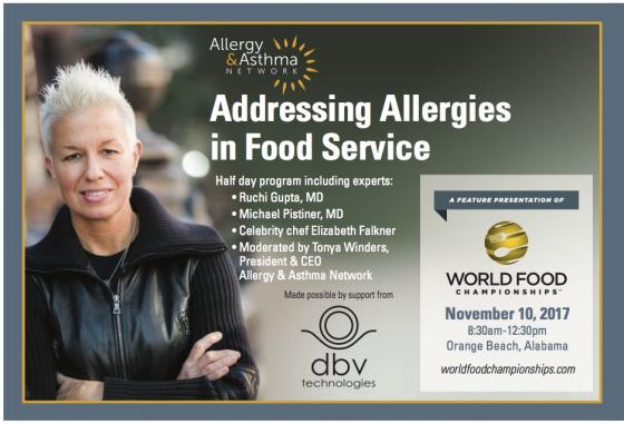 World Food Championships Address Allergies in the Food Industry